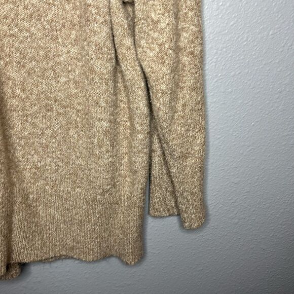 A New Day Tan Brown Vneck Oversized Knit Sweater Size Large - Picture 4 of 9